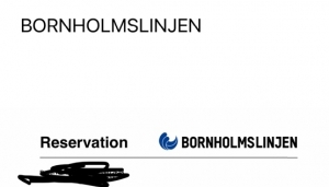 Færgebillet Bornholm